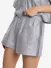 Alix The Label Alix Short Foil Light Grijs