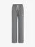 Alix The Label Dames Broek Scuba Wide Leg Light Grijs