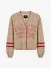 Alix The Label Dames Bomberjas Sporty Check Sand