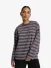 Alix The Label Ladies Knitted Stripe Longsleeve T-shirt