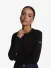 Alix The Label Ladies Knitted Rib Longsleeve T-shirt