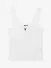 Alix The Label Dames Tanktop Knitted Soft white