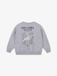 Alix Mini Unisex Sweater World Tour Soft Grijs Melange