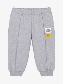 Alix Mini Unisex Baby Joggingbroek Pintuck Soft Grijs Melange