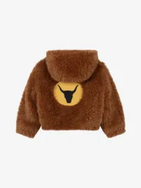 Alix Mini Unisex Kids Jas Faux Fur Cognac