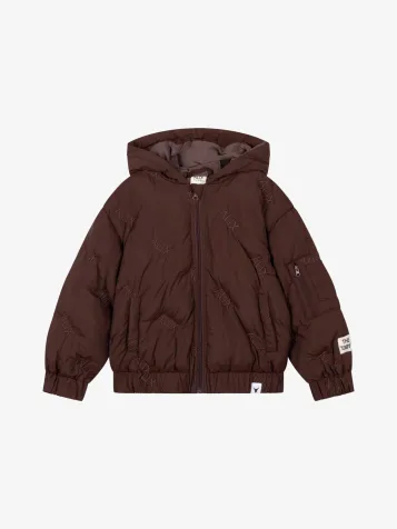 Meisjes Winterjas Alix Quilted Warm Bruin