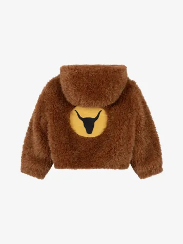 Unisex Kids Jas Faux Fur Cognac