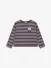 Alix Mini Unisex Longsleeve Stripe Antracite Grijs