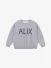 Alix Mini Unisex Baby Sweater World Tour Soft Grijs Melange
