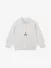 Alix Mini Meisjes Sweater Polo Light Grijs Melange