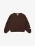 Alix Mini Meisjes Sweater Batwing Warm Bruin