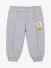 Alix Mini Unisex Baby Joggingbroek Pintuck Soft Grijs Melange