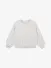 Alix Mini Meisjes Sweater Batwing Warm Grijs Melange