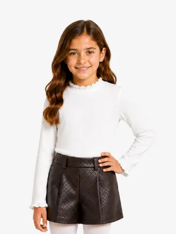 Meisjes Longsleeve Creme