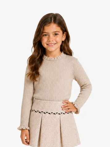 Meisjes Top Lurex Toasted