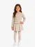 Abel & Lula Meisjes Top Lurex Toasted