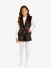 Abel & Lula Meisjes Gilet Faux Fur Truffle
