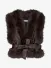 Abel & Lula Meisjes Gilet Faux Fur Truffle