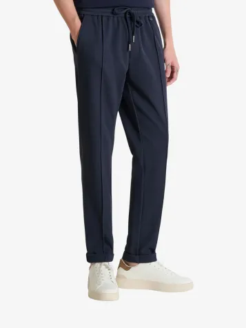 Heren Broek Slim Fit Stretch Donkerblauw