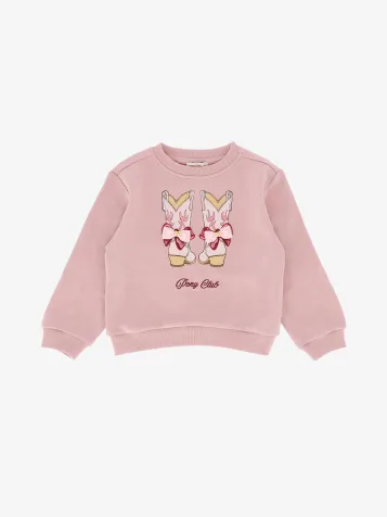 Meisjes Sweater Miley Vintage Roze