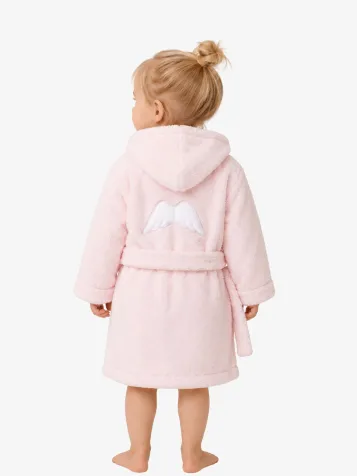 Meisjes Badcape Angel Blauw