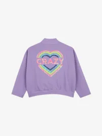 Billieblush Meisjes Vest Hart Paars