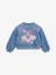 Billieblush Meisjes Sweater Velvet Blauw