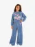 Billieblush Meisjes Joggingbroek Velvet Blauw