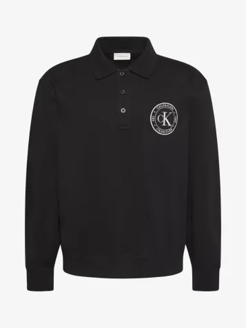 Heren Sweater Polo Zwart