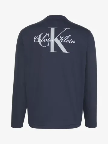 Heren Longsleeve Script Blue Nights