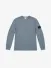 Calvin Klein Heren Longsleeve Wafel Badge Steel Gray