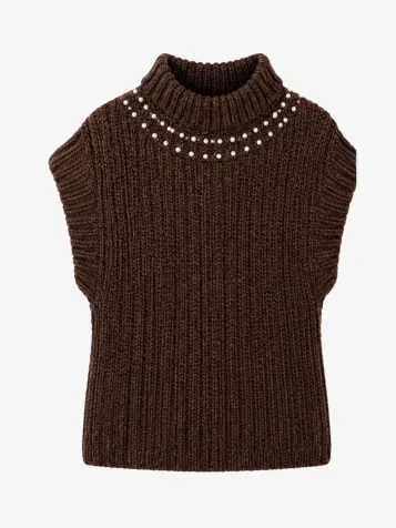 Dames Top Kalista Dark Chocolate