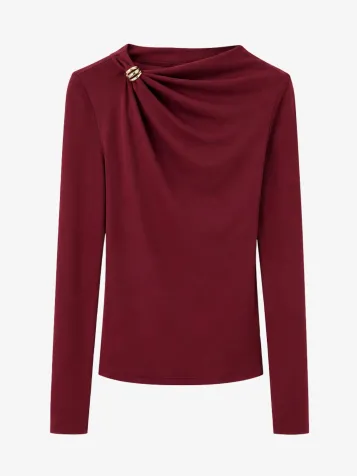 Dames Longsleeve Tana Burgundy