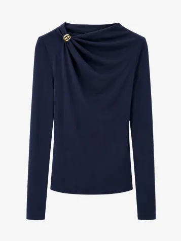 Dames Longsleeve Tana Midnight Navy