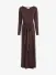 Freebird Icons Dames Jurk Donne Dark Chocolate