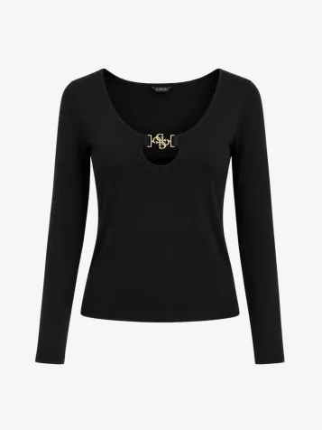 Ls 4g Jewel Camryn Top Jet Black A996