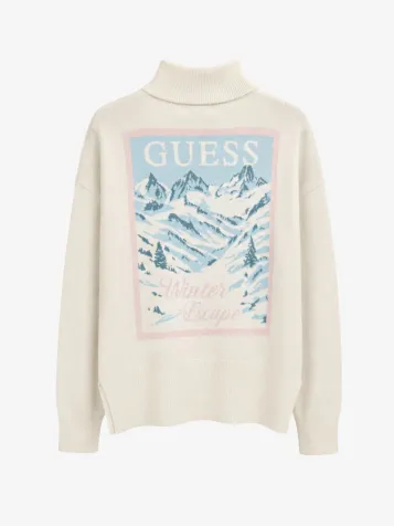 Fiona Ls Cn Mountain Jacquard Cream White
