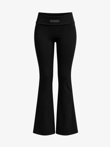 Lotus Mini Flared Leggings Jet Black A996