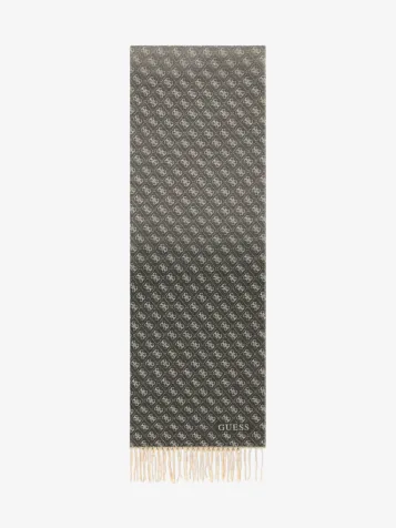 60 X 190 Cm Scarf Black Multi