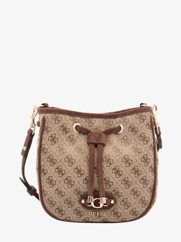 Samantha Mini Drwstrn Bucket Latte Logo/brown