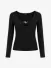 Guess Ls 4g Jewel Camryn Top Jet Black A996