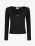 Guess Lotus Ls Knit Top Jet Black A996