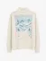 Guess Fiona Ls Cn Mountain Jacquard Cream White