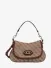 Guess Samantha Flap Shoulder Bag Latte Logo/brown