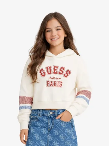Meisjes Hoodie Salt Wit