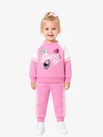 Meisjes Joggingpak Pinky Flower