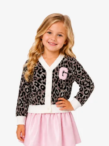 Meisjes Vest Leopard 