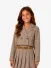 Guess Kids Meisjes Blazer Cropped Glen Tartan Beige