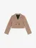Guess Kids Meisjes Blazer Cropped Glen Tartan Beige