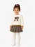 Guess Kids Meisjes Set Rok Creme Check